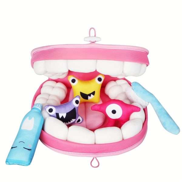 a887ae586bec8a8833de88fa7e964b34.jpg Teeth Cleaning Bacteria Early Education Educational Toys, Baby Play House Doctor Toys, Children's Early Educational Brushing Toddler Teaching Aids