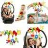 Plush Baby Stroller Rattle Toy - Versatile Hanging Bell for Bed, Car, and More - Perfect for Halloween, Thanksgiving, and Christmas Gifts