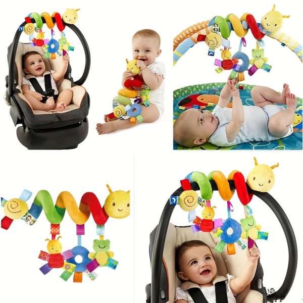 b41178f0ac9db741ff48f23fdfc6cf0c.jpg Plush Baby Stroller Rattle Toy - Versatile Hanging Bell for Bed, Car, and More - Perfect for Halloween, Thanksgiving, and Christmas Gifts