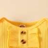 3pcs Adorable Infant Baby Girl Outfit Set with Ruffle Ribbed Romper, Sunflower Print Pants, and Headband - Perfect for Playtime and Photos!