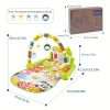 1pc Musical Baby Gym Play Mat with Piano Pedal Toy - Perfect for Developing Motor Skills and Sensory Awareness in Infants - Random Pendant Style - Ideal Gift for Christmas, Halloween, Thanksgiving, and Easter