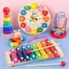 Engage In Educational Toys For Babies And Children: Winding Beads, Building Blocks, Musical Percussion And More, Gifts For Christmas And Halloween, 5 In 1 Children's Toys