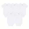 5-Piece Adorable Baby Girls Cotton Romper Set - Perfect for Newborns!