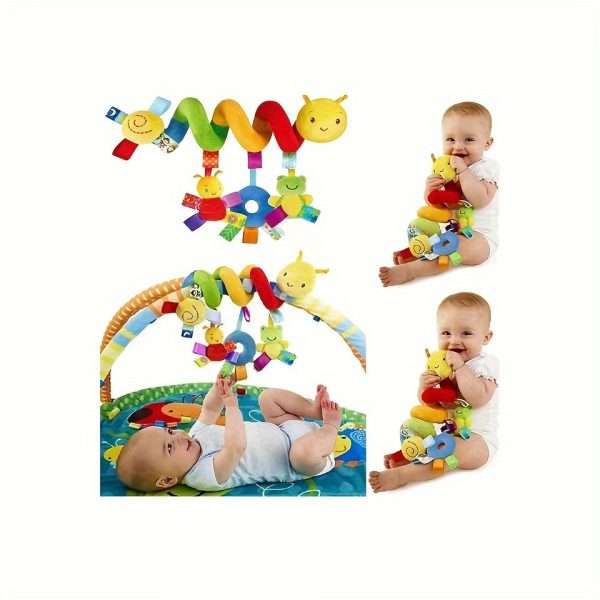 ca20499951d65ddff4b6b9457e528d1d-1.jpg Plush Spiral Car Seat Toy for Babies - Hanging Rattle and Sensory Toy for Strollers, Cribs, and Bassinets - Perfect Gift for Boys and Girls
