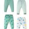 Baby Boys Happy Outfit Pregnant Women's Gifts - Solid Color & Starry Sky & Striped & Cosmic Cute Long Sleeve Top + Pants + Hat + Gloves Set