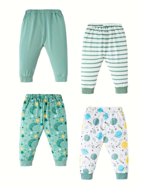 d1f91bc43c8c374cb4050e4878e0e7b4-1.jpg Baby Boys Happy Outfit Pregnant Women's Gifts - Solid Color & Starry Sky & Striped & Cosmic Cute Long Sleeve Top + Pants + Hat + Gloves Set