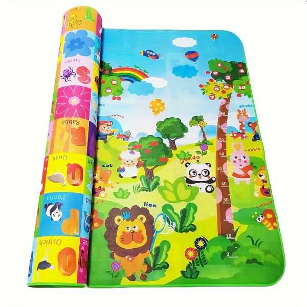 d7b7a02c-668f-4449-99e3-f09b03df97e2-1.jpg Double-Sided Baby Crawling Mat - Moisture-Proof, Waterproof Foam Floor Mat for Playtime - Perfect Gift for Holidays and Special Occasions