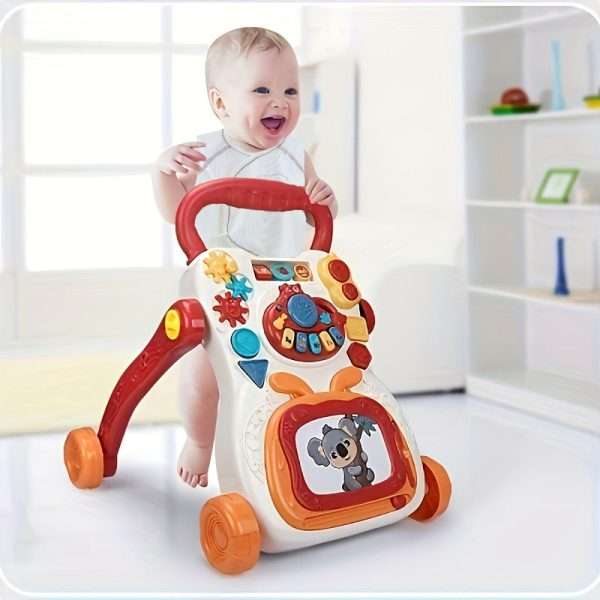 dbd4b88cab6b6efe1b534adfd6c6ecec-1.jpg Multifunctional Sit Station Learning Walker for Early Education and Fun Activities - Detachable Game Panel, Music Learning Toys for Baby Boys and Girls - Perfect Christmas Gift