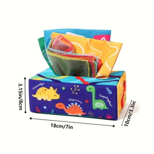 dc86f68d21a841daa12471fb372fd4b0.jpg Montessori Tissue Box and Sensory Scarves for 6-12 Month Olds - Early Learning and Developmental Toys