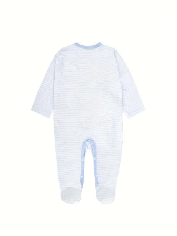 Baby Boy's Long Sleeve Cotton Rompers Three-piece Set, Pregnancy Gift