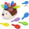 Montessori Sensory Hedgehog Toys For Baby.Toddler Fine Motor Skills Learning Sensory Toys, Early Education Sorting Skills, Fine Motor Skills Learning, Outdoor Birthday Gift