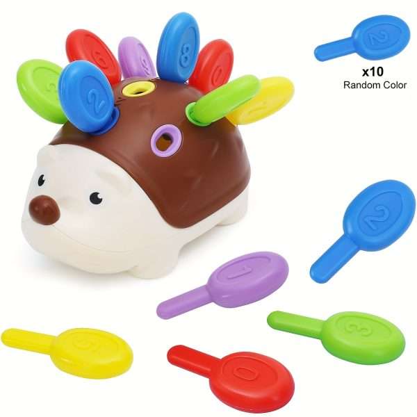 Montessori Sensory Hedgehog Toys For Baby.Toddler Fine Motor Skills Learning Sensory Toys, Early Education Sorting Skills, Fine Motor Skills Learning, Outdoor Birthday Gift