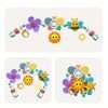 HUANGER Hanging Butterfly Crib Bassinet Mobile Baby Toy Rattles, Safety Newborn Bed Bell Toys No Battery Operation Required