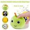Baby Toy, Infant Musical Stuffed Animal Activity Soft Toys with Multi-Sensory Crinkle, Rattle & Textures, for Tummy Time Newborn Boys & Girls Gifts, Caterpillar