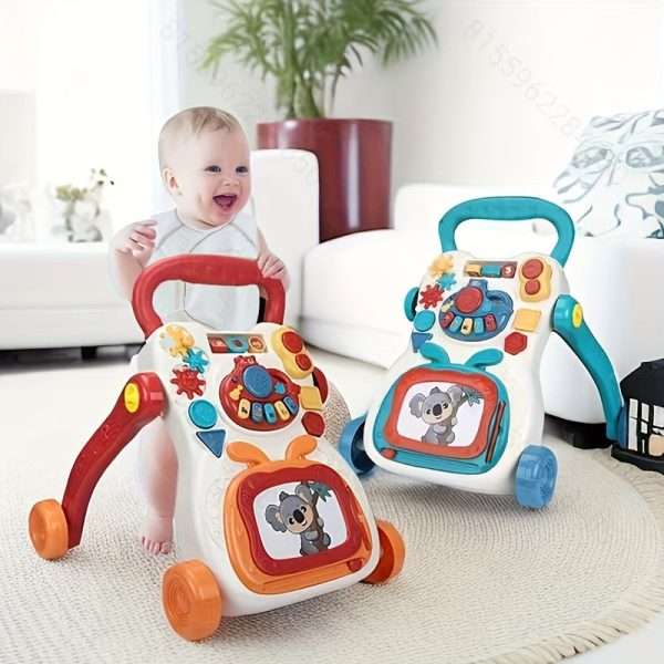 f64ef095d686f3786bf063c602fef974-1.jpg Multifunctional Sit Station Learning Walker for Early Education and Fun Activities - Detachable Game Panel, Music Learning Toys for Baby Boys and Girls - Perfect Christmas Gift
