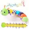 Baby Toy, Infant Musical Stuffed Animal Activity Soft Toys with Multi-Sensory Crinkle, Rattle & Textures, for Tummy Time Newborn Boys & Girls Gifts, Caterpillar