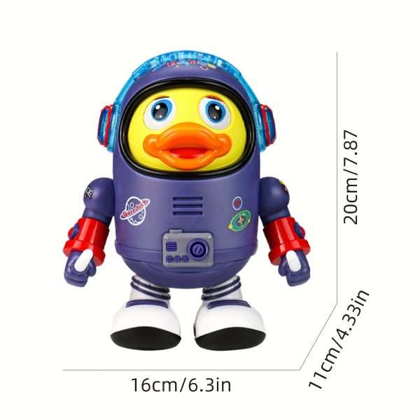Musical Space Duck Toy for Toddlers - Encourages Crawling and Tummy Time Development