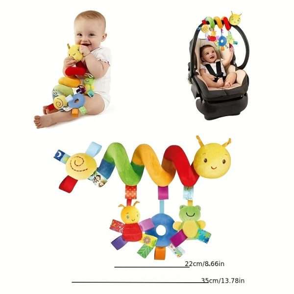 fad041ec-d901-11ed-8270-0a580a698dd1-1.jpg Delightful Baby Hanging Rattles Toys - Soft Mobiles Stroller Crib Cot Spiral Toy - Creative Newborn Gift for 0-12 Months Babies!