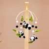 Cartoon Panda Bed Bell, Manual Music Rattle, Sleep Rotating Rattle Toy, Plush Toy