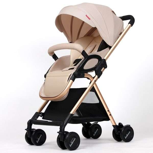 product-image-344879774-1.jpg Lightweight Portable Baby Stroller With Large Storage Bag,Sunshade Folding Baby Carriage,High Landscape Prams Baby Strollers