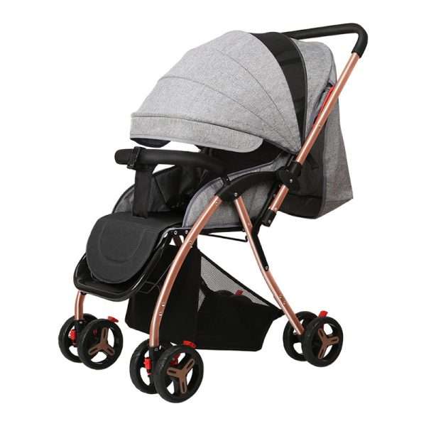 Super Lightweight High Landscape Baby Stroller for Newborns Can Sit Lying Portable Folding Baby Trolley Kids Pushchair