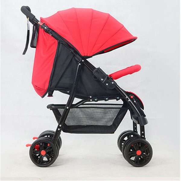 product-image-606565363-1.jpg Four-Wheel Baby Stroller Folding Light Portable Baby Carriage High Landscape Sit & Lie Baby Pram Pushchair