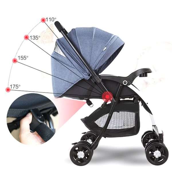 product-image-813287617-1.jpg High View Baby Stroller Pram High Landscape Baby Stroller Baby Can Sit And Lie Taga Bike Stroller Foldable Baby Throne Carrinho